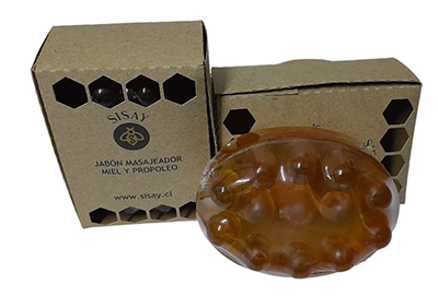 Jabón masajeador 100 gr.