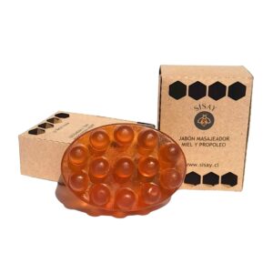 Jabón Natural de Miel Masajeador 100 gr.