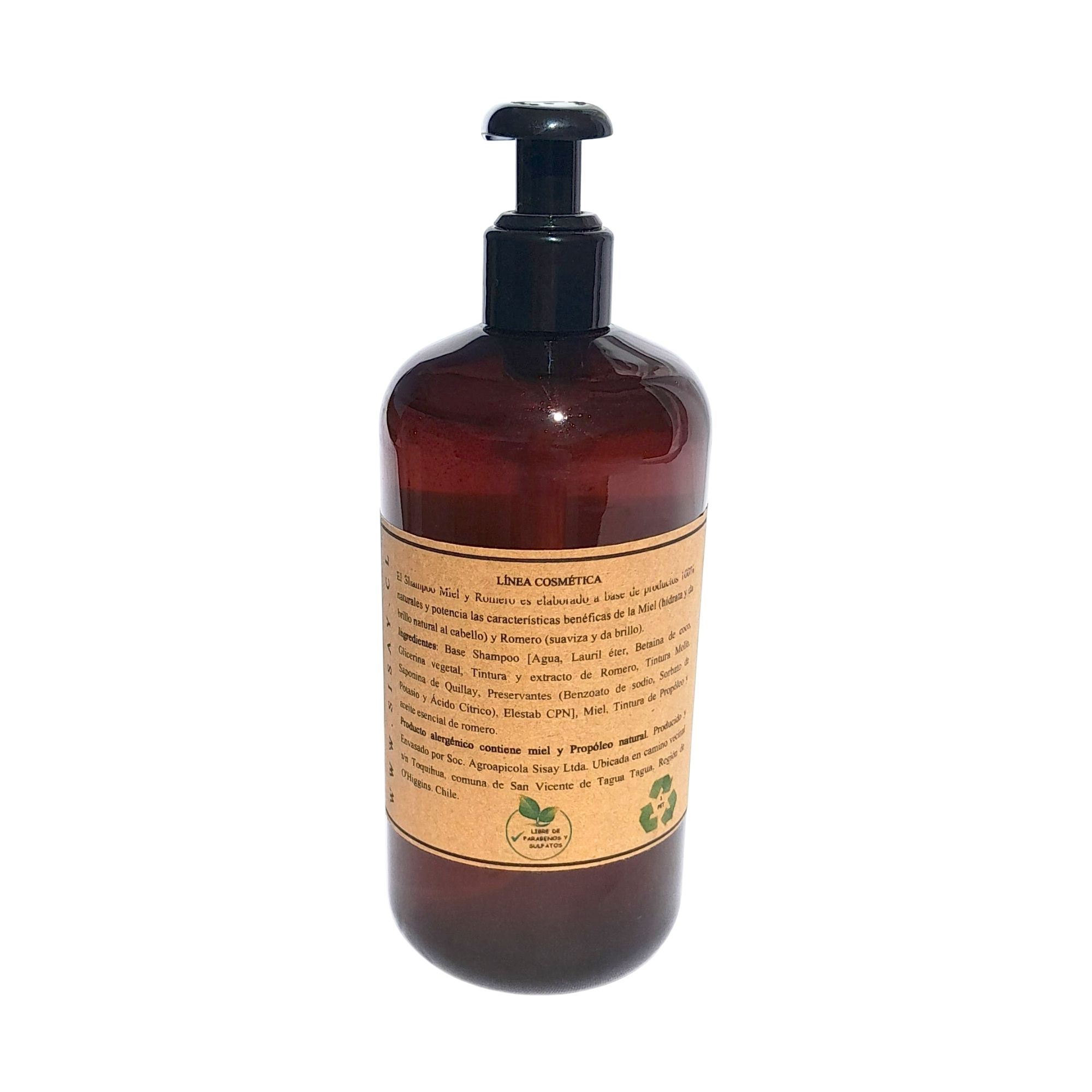 Shampoo Miel y Romero 500 ML - Imagen 2